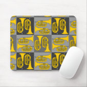 Marching Baritone Crosshatch Muismat (Met muis)