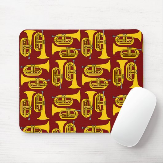 Marching Baritone Crosshatch Muismat (Met muis)