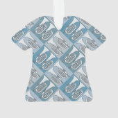 Marching Baritone Crosshatch Ornament (achterkant)