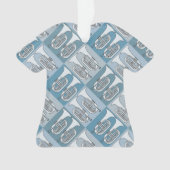 Marching Baritone Crosshatch Ornament (voorkant)