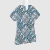 Marching Baritone Crosshatch Ornament (voorkant)