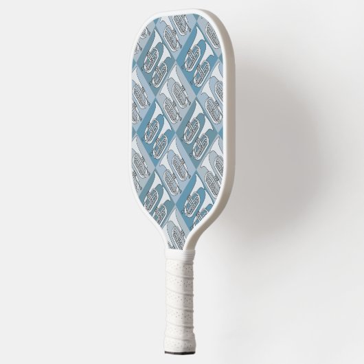 Marching Baritone Crosshatch Pickleball Paddle (Links)