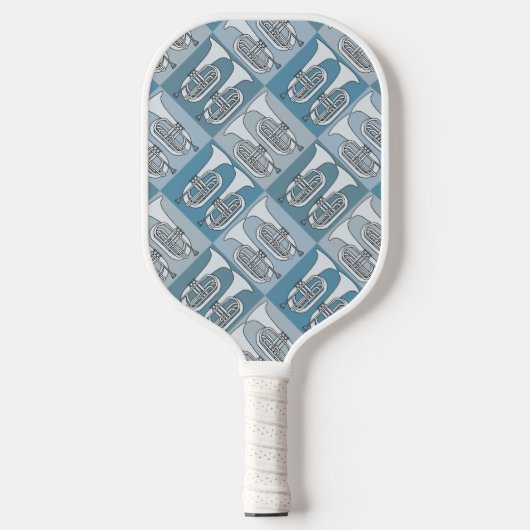 Marching Baritone Crosshatch Pickleball Paddle (Voorkant)