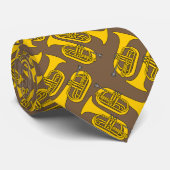 Marching Baritone Crosshatch Stropdas (Opgerold)