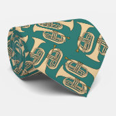 Marching Baritone Crosshatch Stropdas (Opgerold)