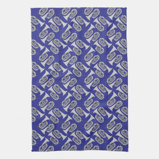 Marching Baritone Crosshatch Theedoek (Verticaal)