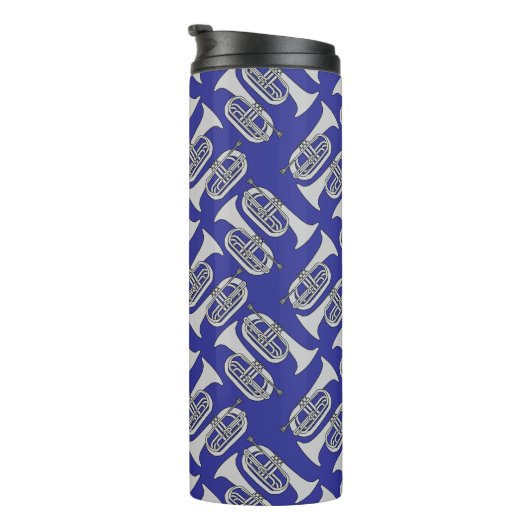 Marching Baritone Crosshatch Thermosbeker (Geroteerd rechts)