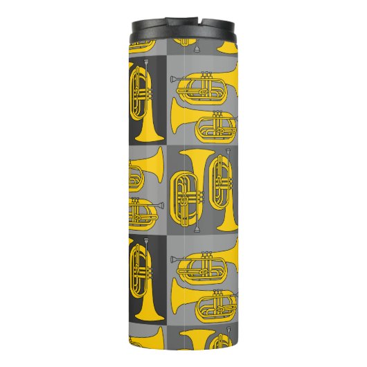 Marching Baritone Crosshatch Thermosbeker (Achterkant)