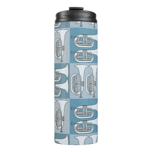 Marching Baritone Crosshatch Thermosbeker (Voorkant)