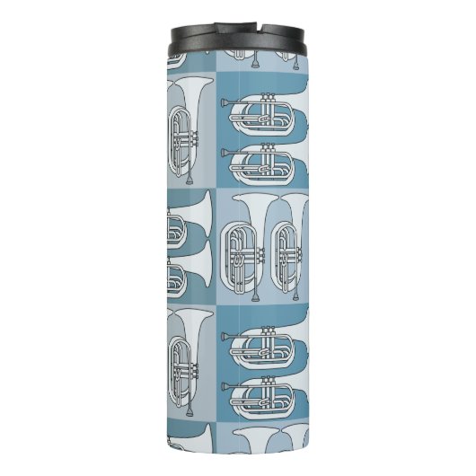 Marching Baritone Crosshatch Thermosbeker (Achterkant)