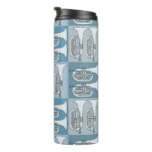 Marching Baritone Crosshatch Thermosbeker (Geroteerd rechts)