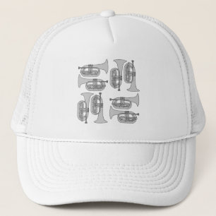 Marching Baritone Crosshatch Trucker Pet