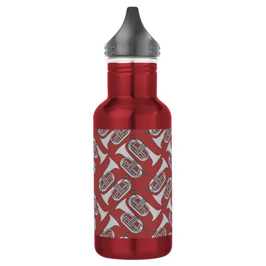 Marching Baritone Crosshatch Waterfles (Links)