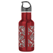 Marching Baritone Crosshatch Waterfles (Achterkant)