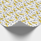 Marching Baritone Muzieknoten Bass Clefs Cadeaupapier (Hoek)