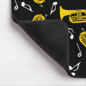 Marching Baritone Muzieknoten Bass Clefs Muismat (Hoek)