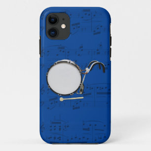 Marching Bass Drum & muziek telefoonhoesje. Kies k Case-Mate iPhone Case