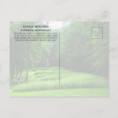 Marching Bear Mounds Group, Zomer, Effigy Mounds Briefkaart (Achterkant)