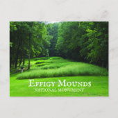 Marching Bear Mounds Group, Zomer, Effigy Mounds Briefkaart (Voorkant)