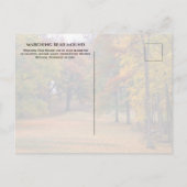 Marching Beer Mound, Herfst, Beeldhouwwerken Briefkaart (Achterkant)