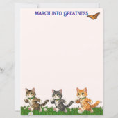 Marching Cats Kantoorartikelen (Achterkant)