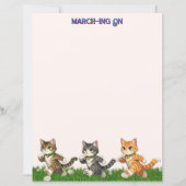Marching Cats Kantoorartikelen (Voorkant)