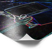 Marching Clarinetist Photo Print Foto Afdruk (Hoek)