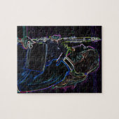 Marching Clarinetist Puzzle Legpuzzel (Horizontaal)