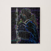 Marching Clarinetist Puzzle Legpuzzel (Verticaal)