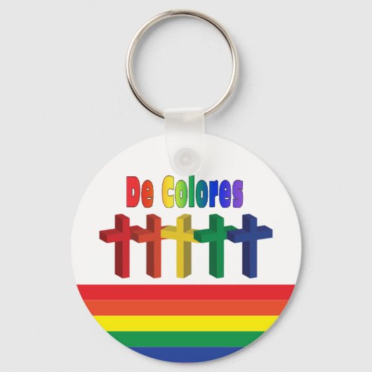 Marching Crosses de Colores Basic Sleutelhanger (Voorkant)