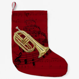 Marching Euphonium music stocking Kleine Kerstsok