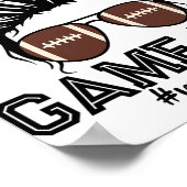 Marching Nd Voetbal Spel Dag Rommelige Voetbal Lie Poster (Hoek)