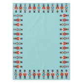 Marching Nutcrackers op Sage Background Tafelkleed (Voorkant)