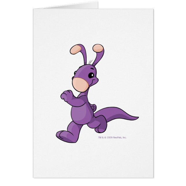 Marching paarse Blumaroo (Voorkant)