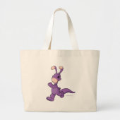 Marching paarse Blumaroo Grote Tote Bag (Voorkant)