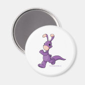 Marching paarse Blumaroo Magneet (Voorkant / Achterkant)