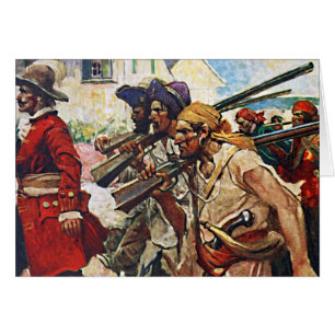 Marching Pirates Redcoat Illustration: