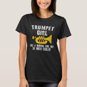 Marching School Band Trumpet Girl T-Shirt
