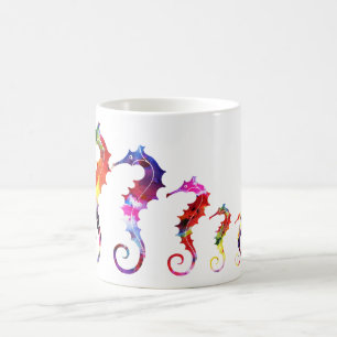 Marching Seahorse Family   Liefde & Harmonie Koffiemok