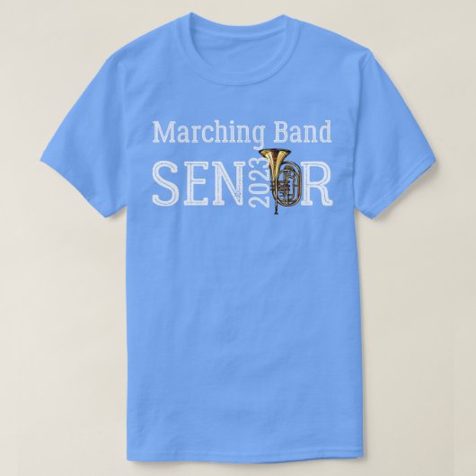 Marching Senior 2023 Baritonsaxofonist T-shirt (Design voorkant)