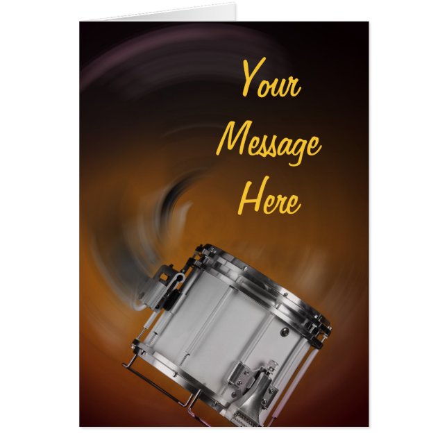 Marching Snare Drum on Gold (Voorkant)