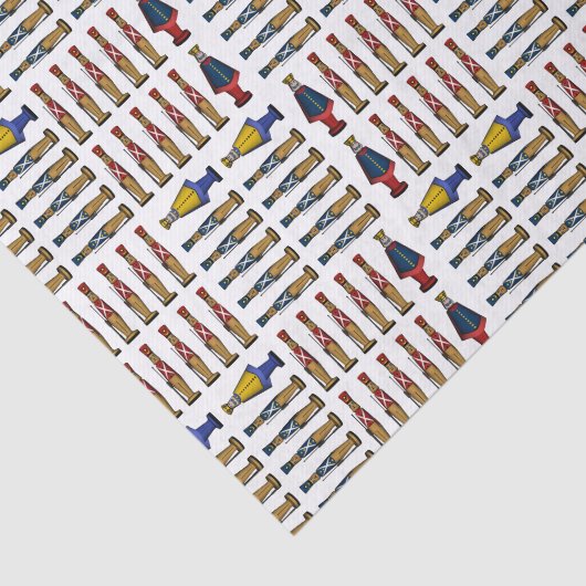 Marching Speelgoed Soldaat-kerstleger Tissuepapier (Detail)
