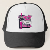 Marchingband Geek Roze Trucker Pet (Voorkant)