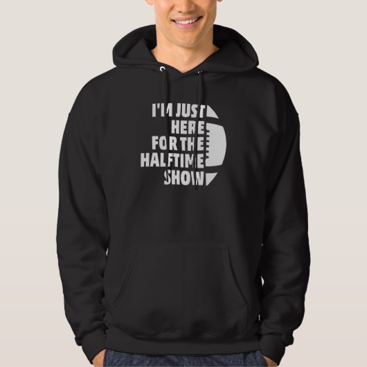 Marchingband Ik ben hier voor het Halftime Show Hoodie (Voorkant)