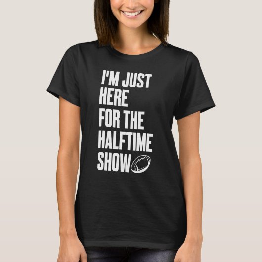 Marchingband Ik ben hier voor het Halftime Show T-shirt (Voorkant)