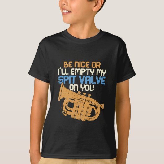 Marchingband Trompetten T-shirt (Voorkant)