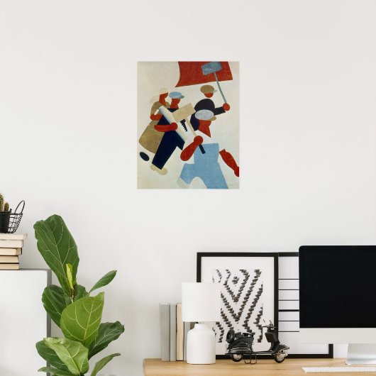 Marchingdemonstranten Poster (Thuiskantoor)