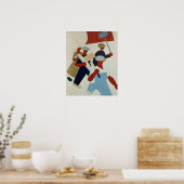 Marchingdemonstranten Poster (Keuken)