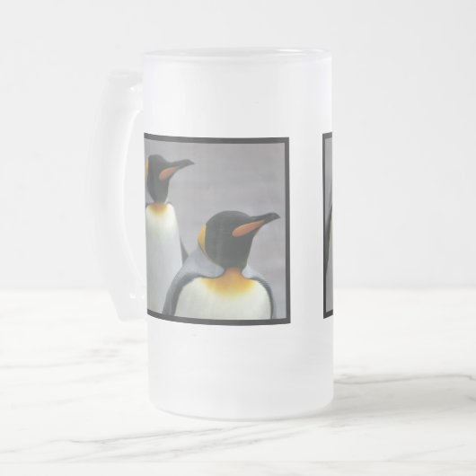 Marchingpinguïns Mok voorgekookte bier (Voorkant links)