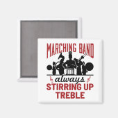 Marchingstok altijd omdraaien magneet (Voorkant / Achterkant)